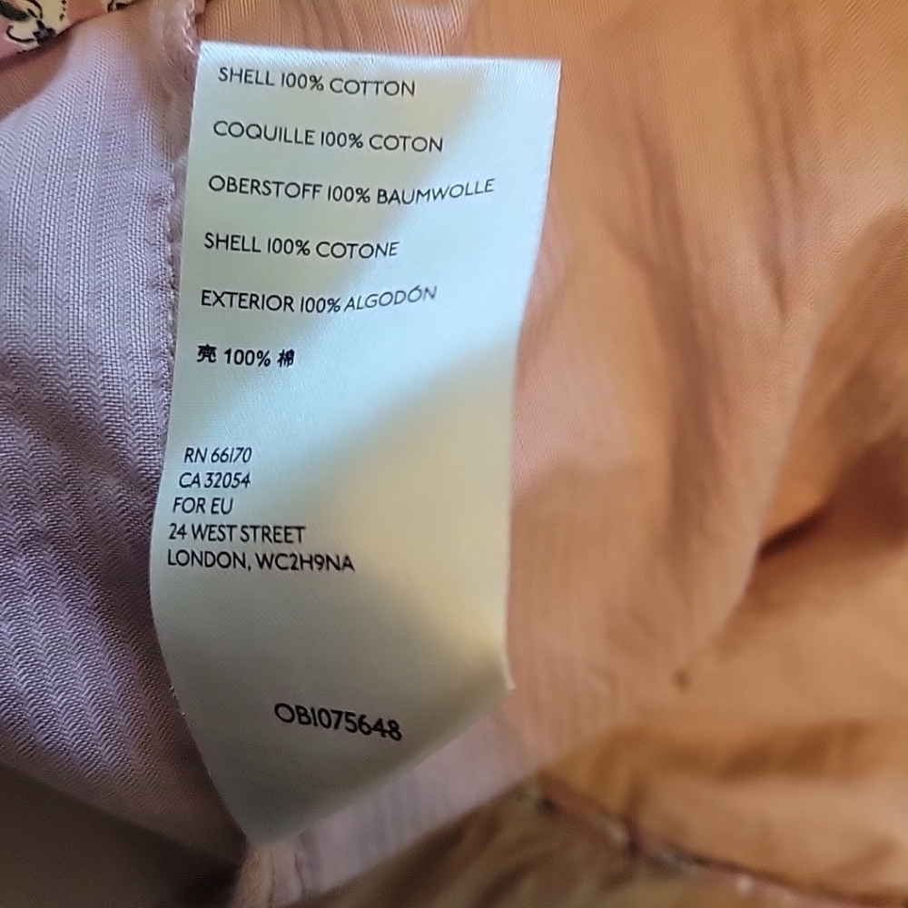 Anthropologie Maeve Corduroy Short Sleeve Dress Pink 12 NWT - Picture 9 of 9